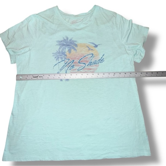 LANE BRYANT “No Shade” Graphic Tee - 18/20 Icy Morning Blue - Picture 6 of 12